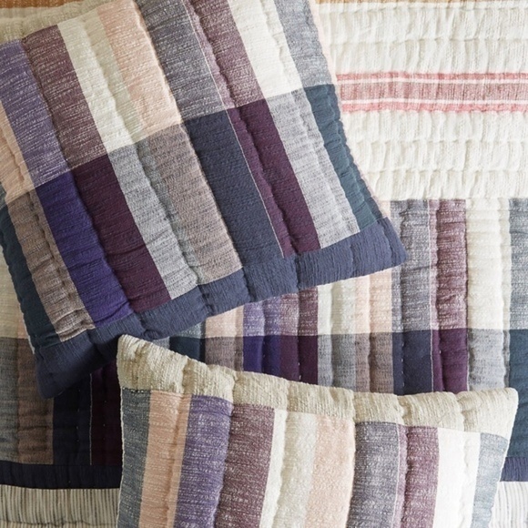 Anthropologie Starling Stripe Woven Euro Sham - Picture 3 of 3